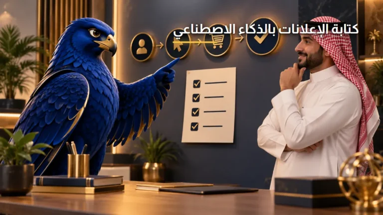 كتابة وتوليد النصوص الإعلانية بالذكاء الاصطناعي الصقر