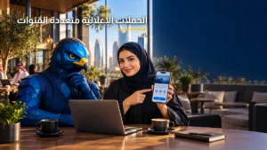 إدارة الحملات الإعلانية متعددة القنوات بالذكاء الاصطناعي الصقر