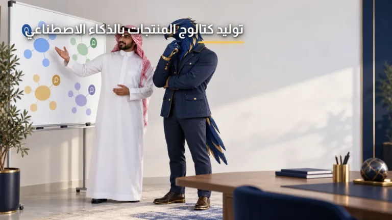توليد محتوى كتالوج المنتجات بالذكاء الاصطناعي للمتاجر الصقر