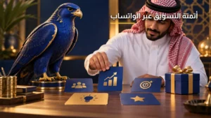 أتمتة التسويق عبر الواتساب ومضاعفة مبيعات المتاجر الصقر
