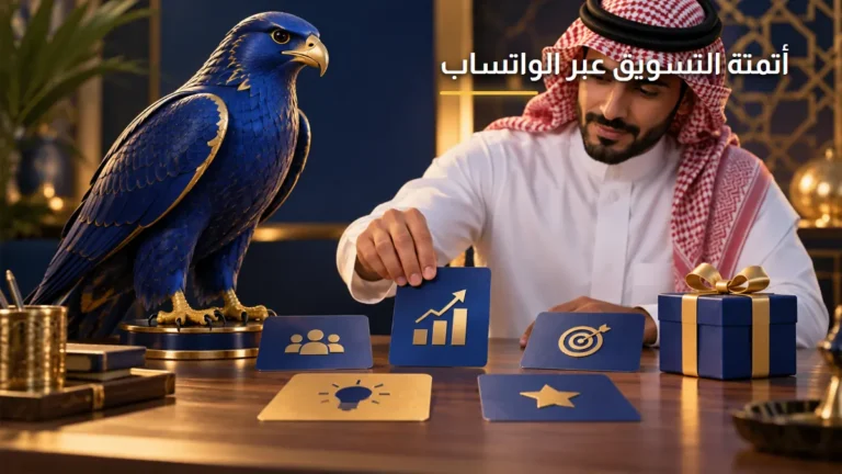 أتمتة التسويق عبر الواتساب ومضاعفة مبيعات المتاجر الصقر