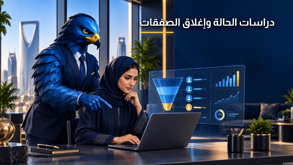 صياغة دراسات الحالة B2B وإغلاق الصفقات الكبرى الصقر