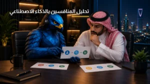 تحليل المنافسين بالذكاء الاصطناعي واقتناص الفرص التسويقية الصقر