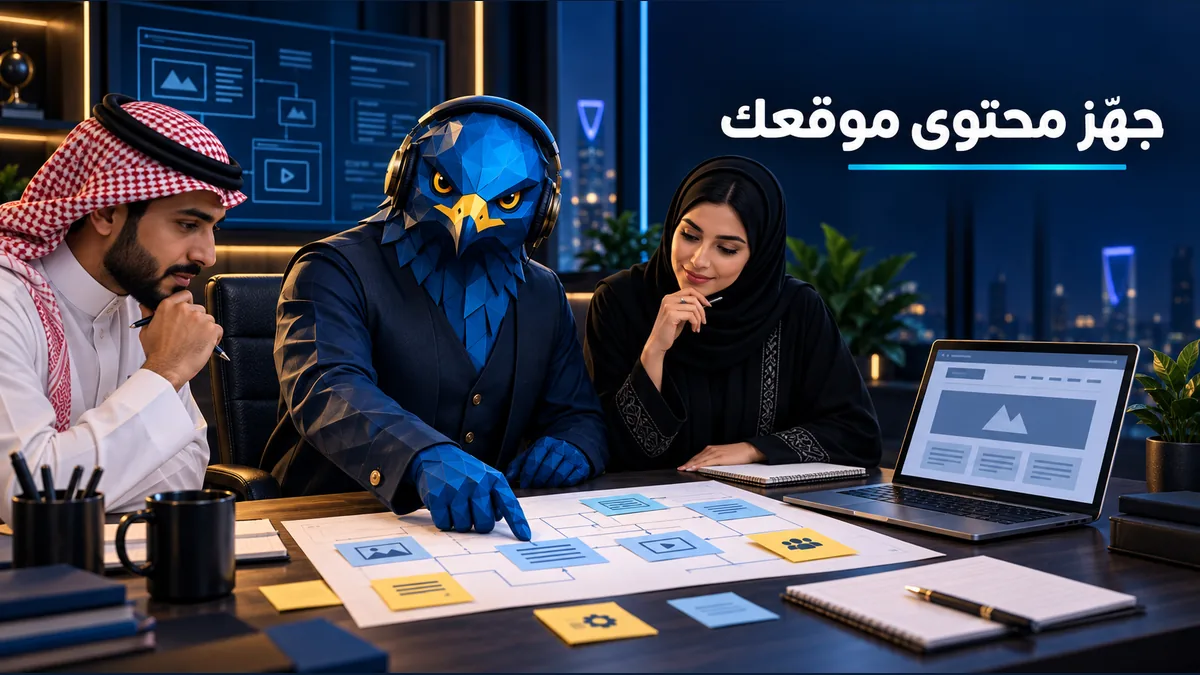كيف تجهز محتوى موقع شركتك قبل التصميم؟ دليل عملي للشركات السعودية