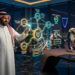 هيكلة الروابط الداخلية وبناء المجموعات الموضوعية للمواقع السعودية — خبير سيو تقني سعودي بالزي الوطني الأصلي يحلل شبكات المجموعات الموضوعية بجانب الصقر الآلي بالرياض