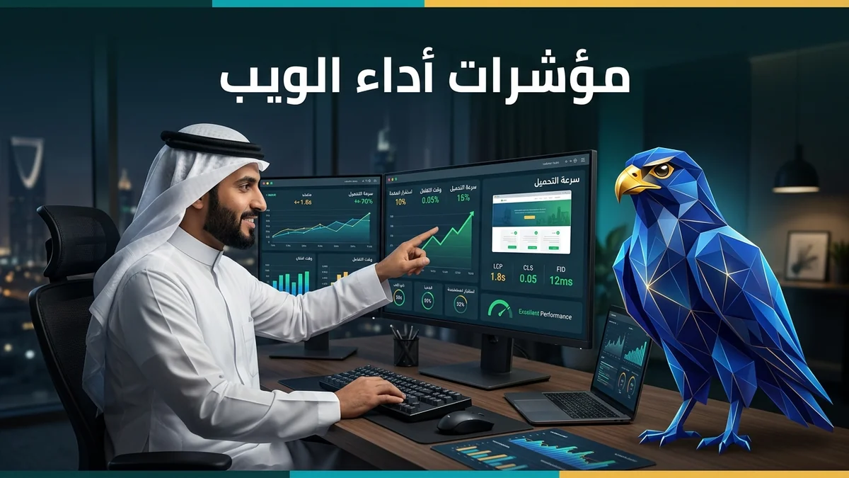 تحسين مؤشرات أداء الويب الأساسية Core Web Vitals لمواقع الشركات في السعودية: دليل LCP وINP وCLS