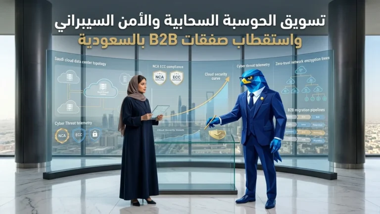 دليل استراتيجيات تسويق خدمات الحوسبة السحابية والأمن السيبراني B2B في السعودية وبناء الثقة والامتثال لمعايير الهيئة الوطنية NCA