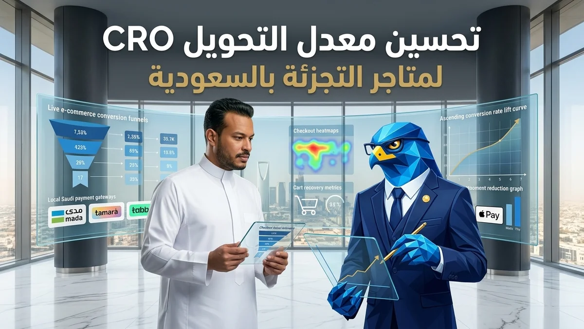 استراتيجيات تحسين معدل التحويل CRO لمتاجر التجارة الإلكترونية لشركات التسويق بالوايت ليبل في كافد بالرياض