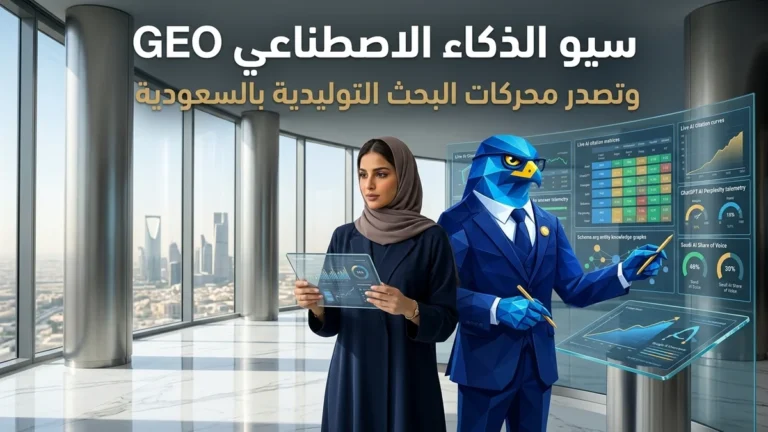 تحسين محركات البحث التوليدية GEO في السعودية والذكاء الاصطناعي في كافد بالرياض