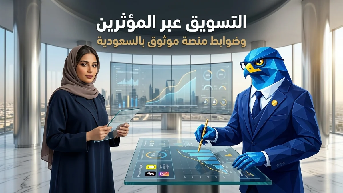 التسويق عبر المؤثرين في السعودية ومنصة موثوق وحوكمة الحملات في كافد بالرياض