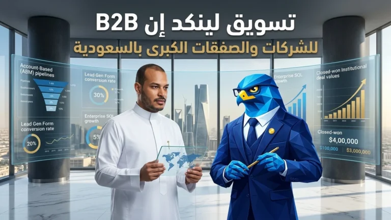 استراتيجيات التسويق عبر لينكد إن B2B للشركات في السعودية واستقطاب الصفقات والمشاريع الكبرى