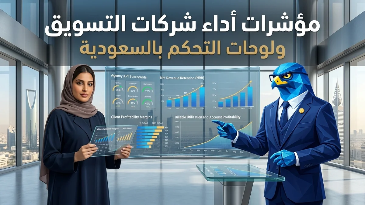 لوحات مؤشرات الأداء والتحكم التنفيذية لشركات التسويق بالسعودية وقياس ربحية الحسابات في كافد بالرياض