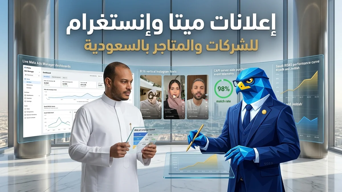 إعلانات ميتا وإنستغرام في السعودية للشركات والمتاجر وربط CAPI في كافد بالرياض