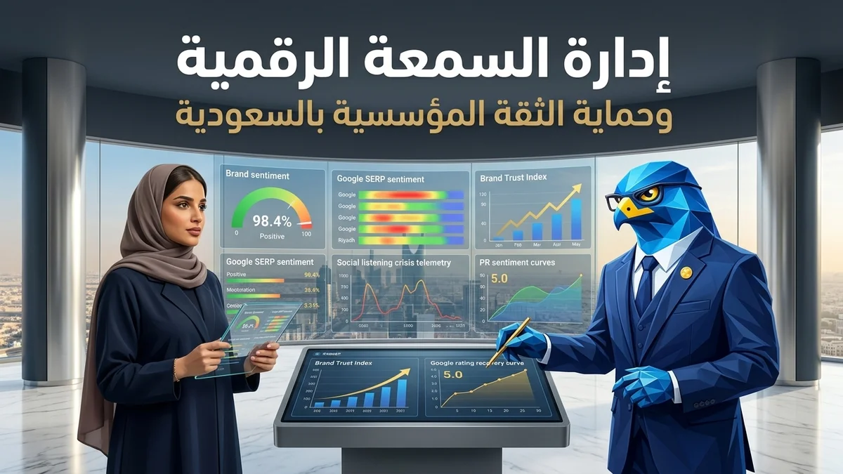 إدارة السمعة الرقمية للشركات في السعودية ومعالجة المراجعات وسيو السمعة SERM