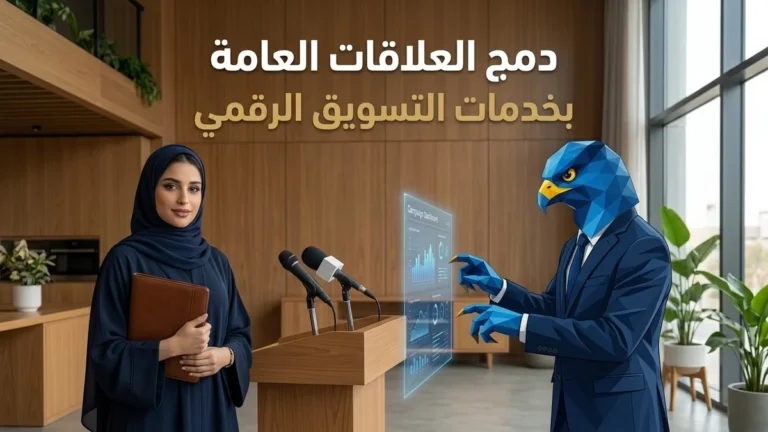 دمج العلاقات العامة بخدمات التسويق الرقمي في استوديو مؤتمرات الرياض