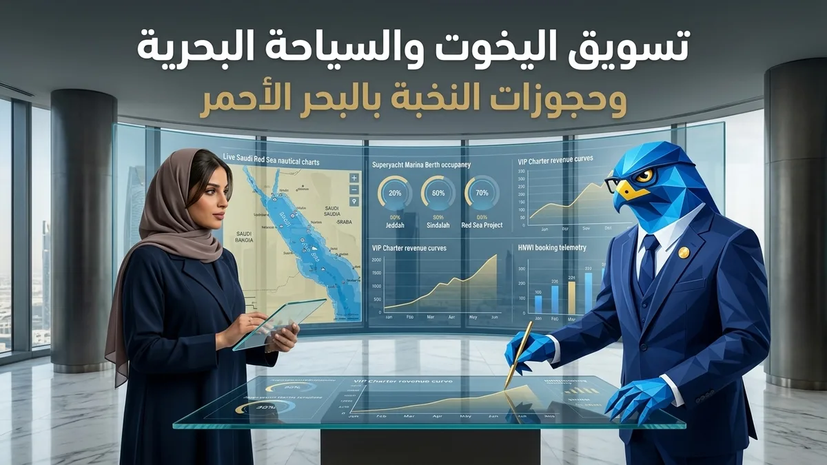 استراتيجيات تسويق اليخوت الفاخرة والسياحة البحرية في السعودية ودليل استقطاب عملاء النخبة HNWI وحجوزات البحر الأحمر وأمالا