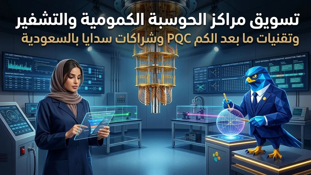 دليل تسويق مراكز الحوسبة الكمومية وتطبيقات التشفير ما بعد الكمي PQC بالسعودية وشراكات سدايا وكاوست