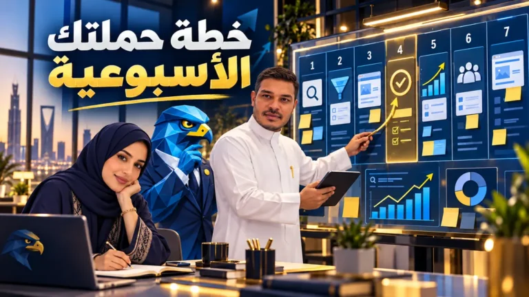 باسم ودعاء ورجل الصقر يراجعون خطة أسبوعية لحملات جوجل السعودية