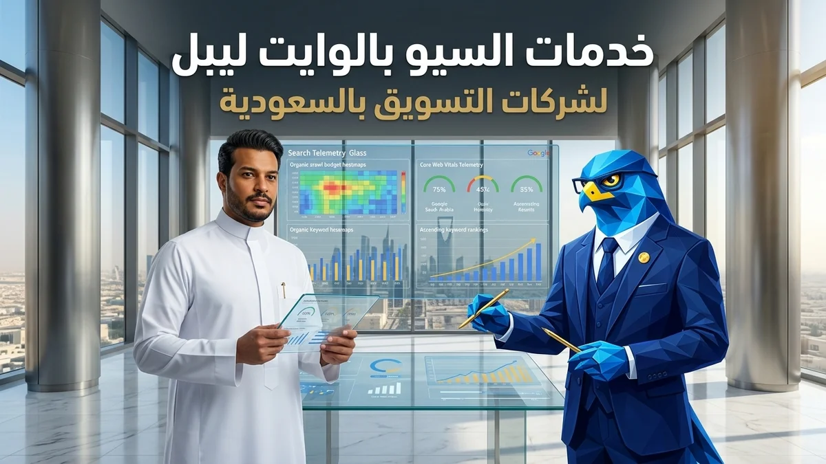 البنية التحتية والعمليات الفنية لخدمات السيو بالوايت ليبل لشركات التسويق بالسعودية وتصدر محركات البحث في كافد بالرياض